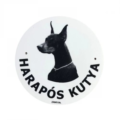 Kutya Harap Tábla Kerek Müany (többféle)